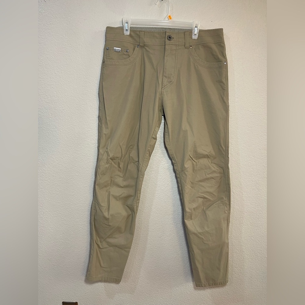 KUHL Revolvr Pants Men’s Tan Outdoor Hiking Performance Stretch Pants